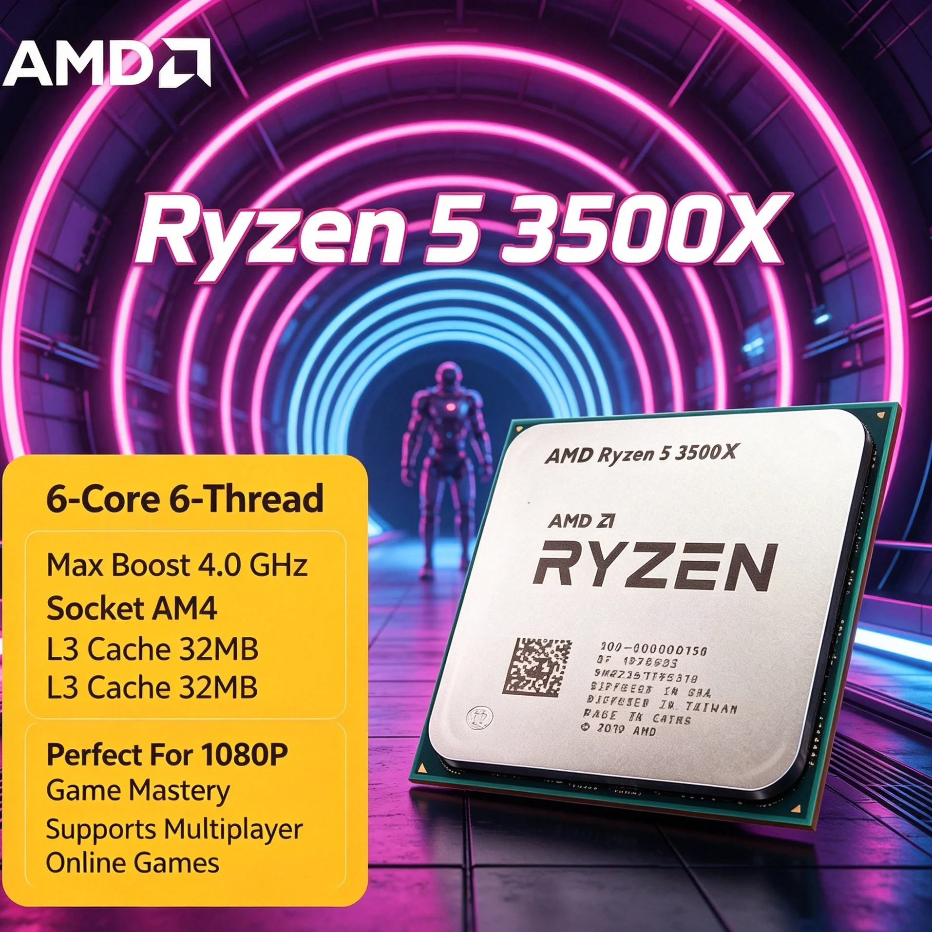 Pc Gaming Amd Ryzen 5 - AMD Ryzen 5 3500X CPU Desktop