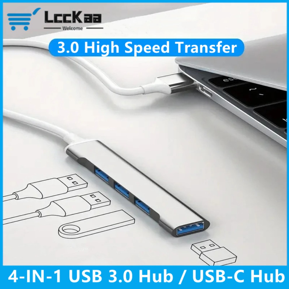 Usb Hub Gaming - USB 3.0 Hub 4 in 1,