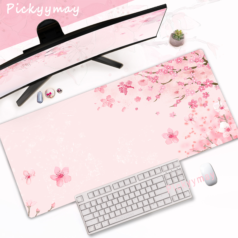 Pc Gaming Pink - CIFBUY Alas Mouse Gaming Bunga Sakura