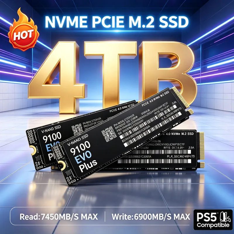 Pc Gaming Vs Ps5 - SSD M.2 NVMe Internal 7400MB/s 9100