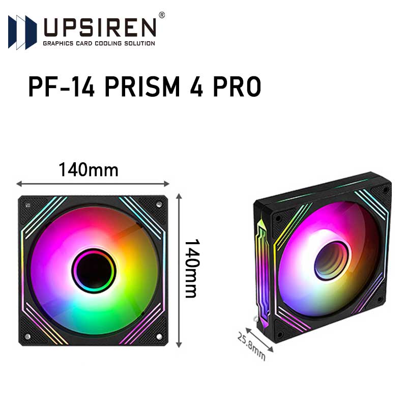 Pc Case Fan - Upsirene PF-14 prisma 4PRO kipas sasis