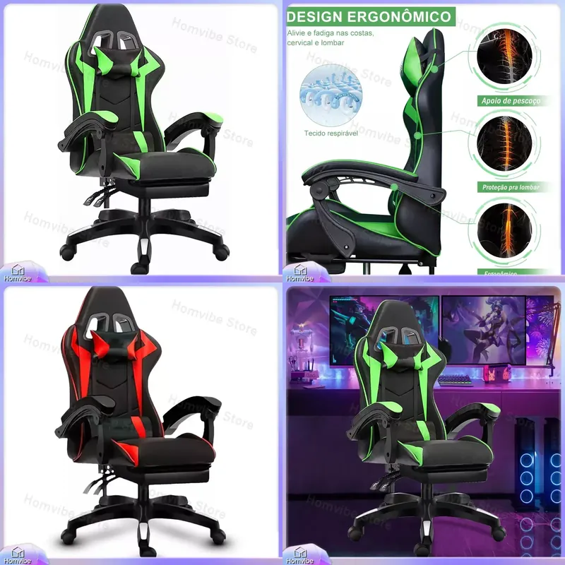 Pc Gaming Usa - Kursi Gaming Ergonomis Sandaran Tinggi dengan
