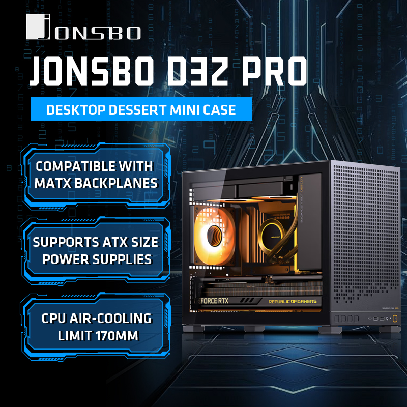 JONSBO D32 PRO Steker Belakang - Pc Gaming Jonsbo ulasan dan harga