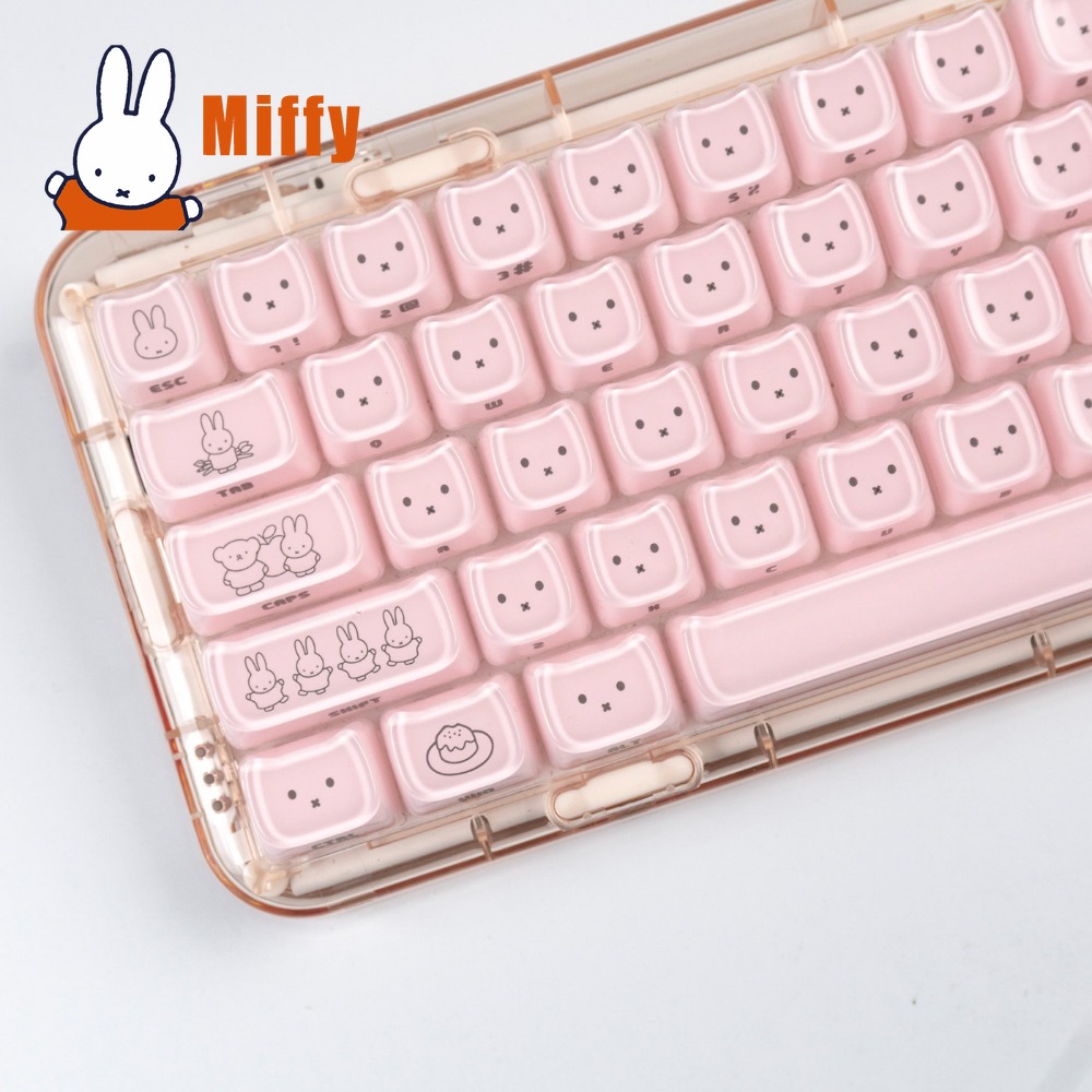 Kawaii Miffy Keycaps Penutup K - Pc Gaming Essentials ulasan dan harga