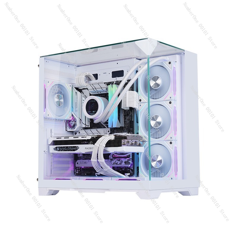Casing PC Gaming ATX Kaca Temp - Pc Case Fan ulasan dan harga