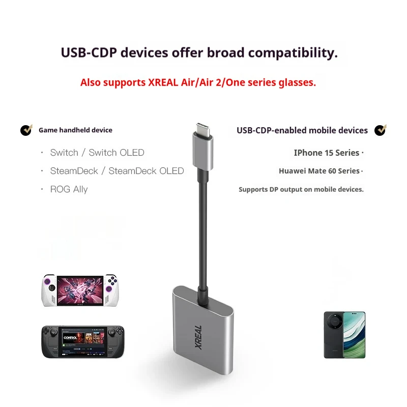 Adaptor USB-C XREAL Hub untuk  - Usb Hub Gaming ulasan dan harga