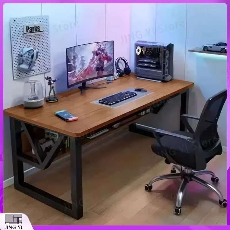 Meja Komputer Desktop Ganda No - Pc Gaming Cafe ulasan dan harga