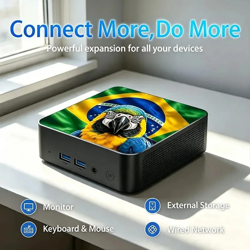 Mini PC Bendera Meksiko Brasil - Pc Gaming New ulasan dan harga