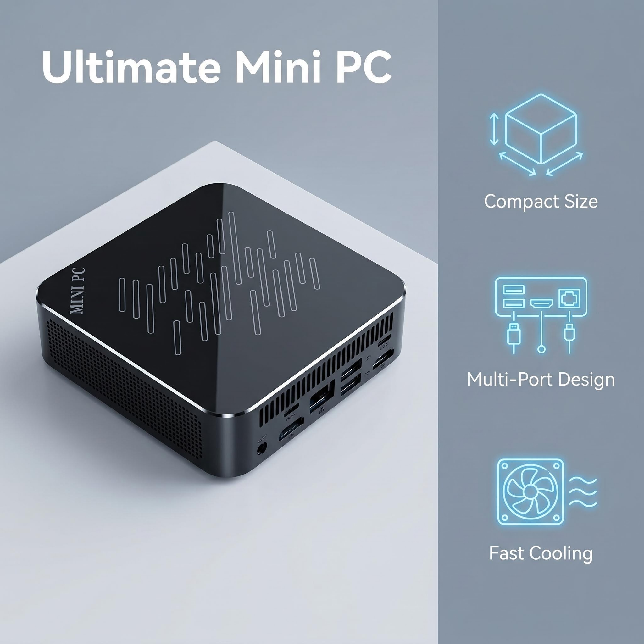 Mini PC Intel Core N150 Komput - Pc Gaming Essentials ulasan dan harga