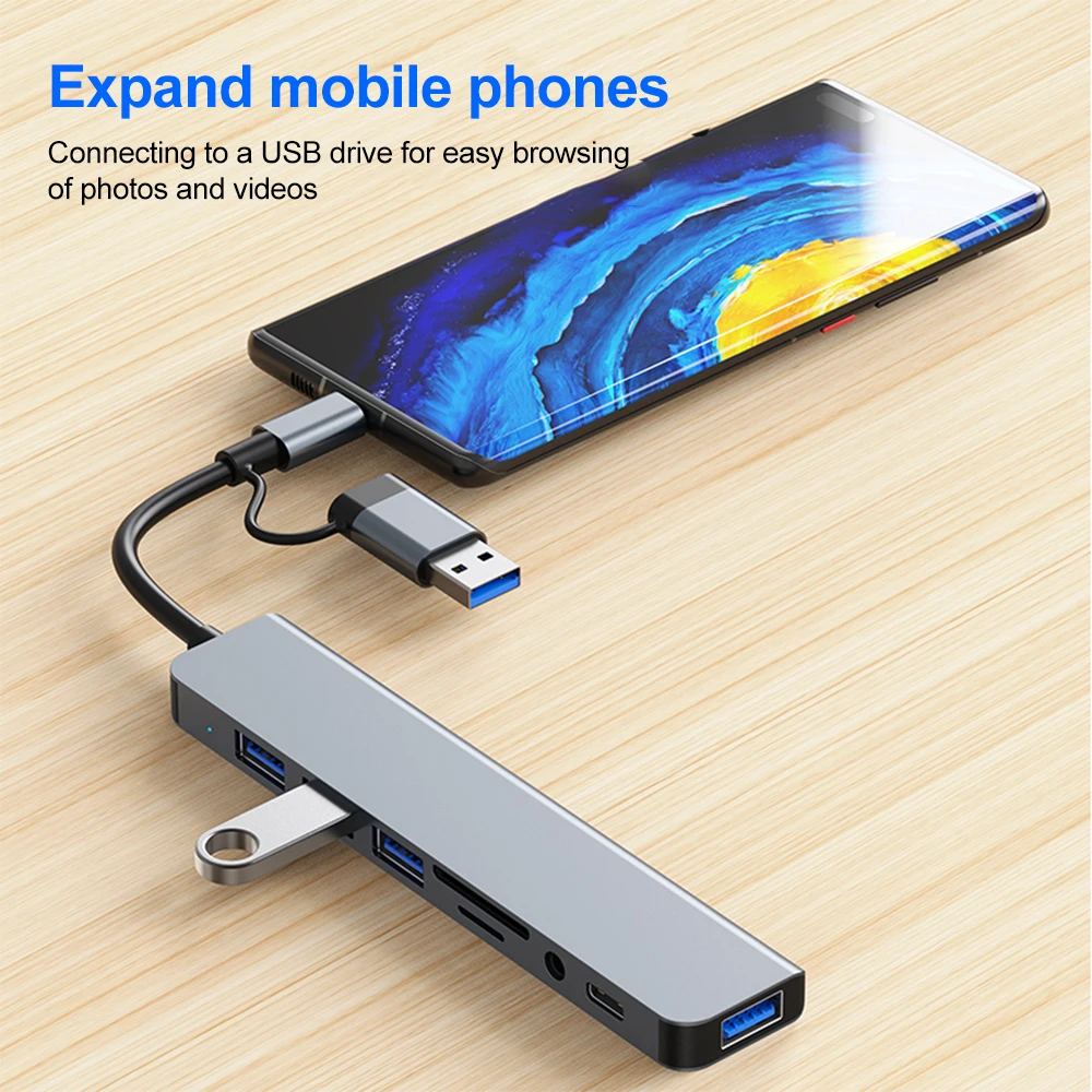 5Gbps USB 3.0 HUB USB C HUB US - Usb Hub Gaming ulasan dan harga