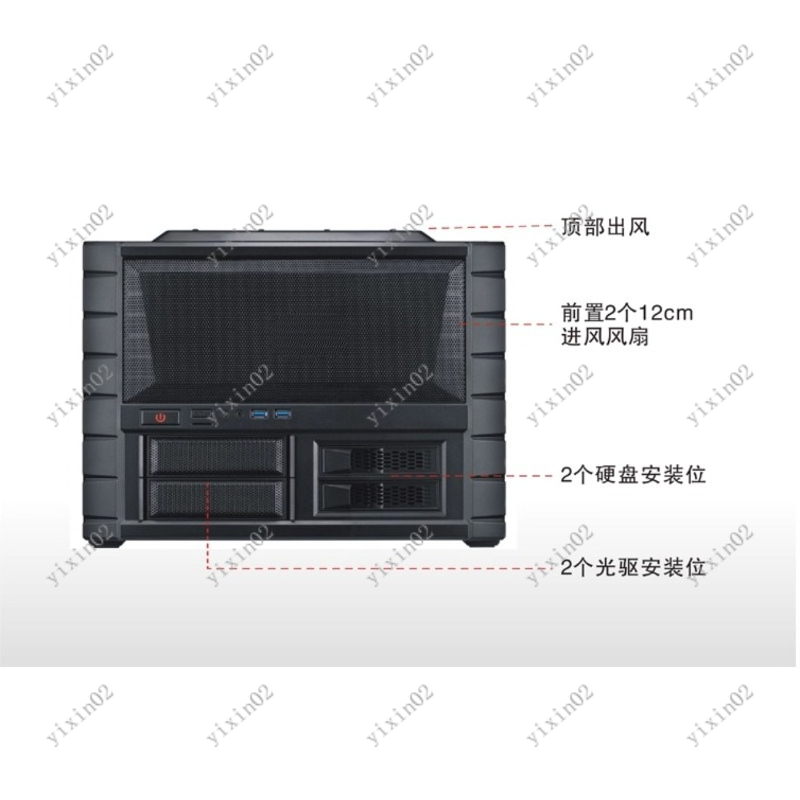 Casing Komputer Motherboard AT - Pc Case Fan ulasan dan harga