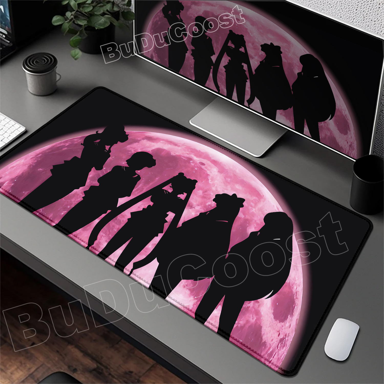 Alas Meja Merah Muda Cantik An - Pc Gaming Pink ulasan dan harga