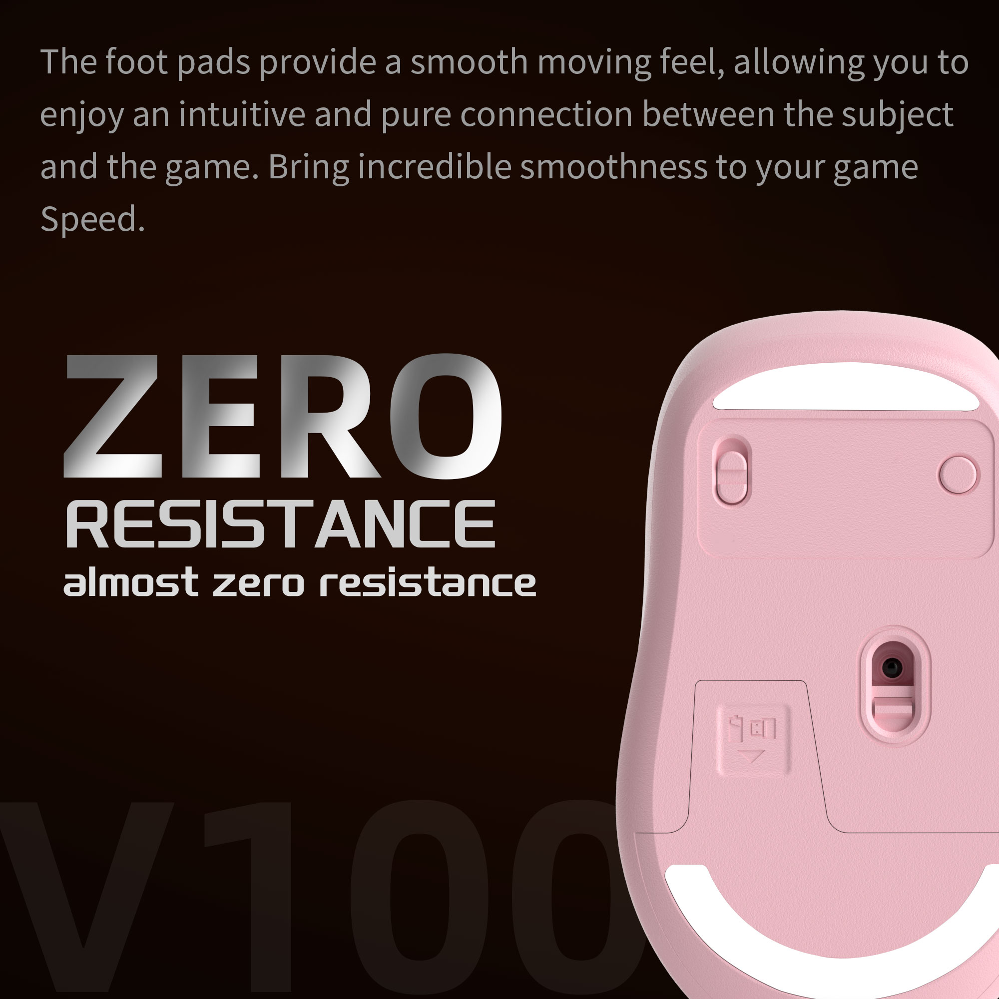 Mouse Nirkabel MageGee Koneksi - Pc Gaming Pink ulasan dan harga