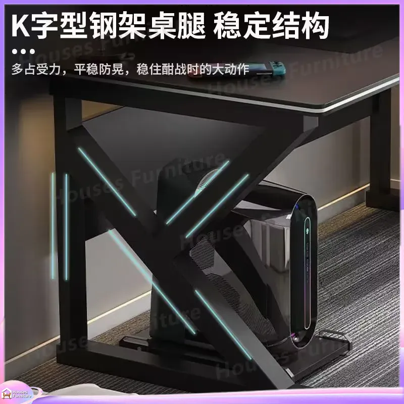 Meja Gaming Cafe Metal Hitam M - Pc Gaming Cafe ulasan dan harga