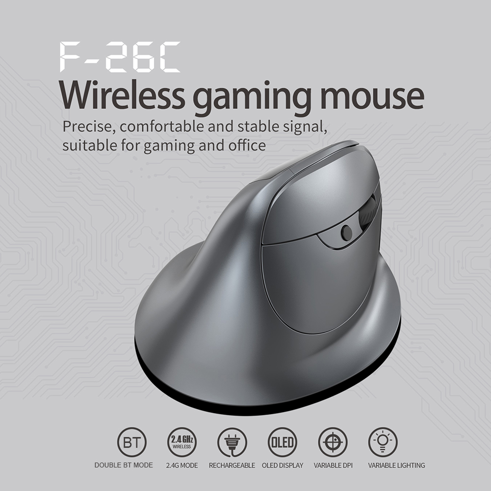 F-26C Mouse Gamer Vertikal Erg - Pc Gaming Optimization ulasan dan harga