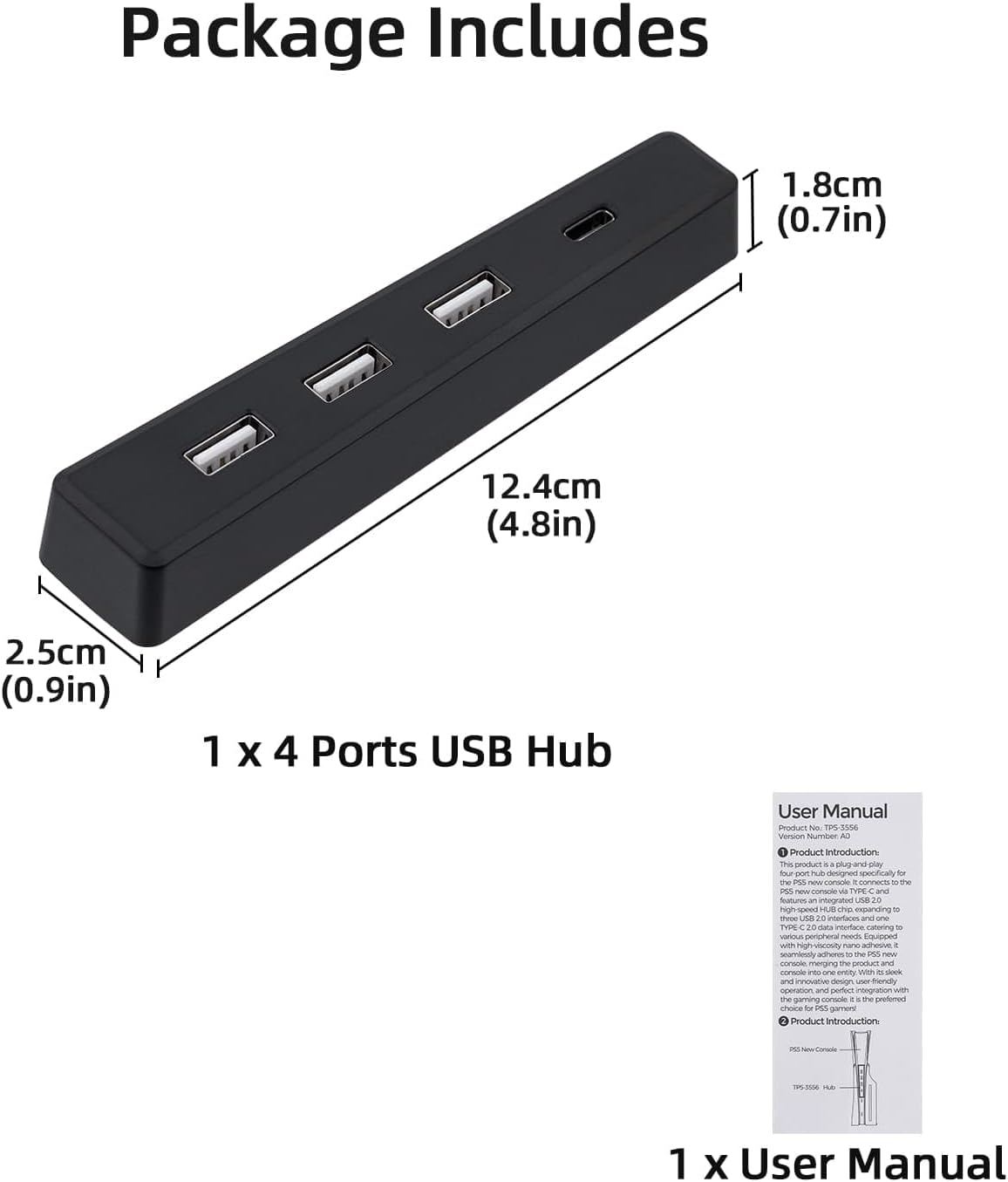 Hub USB 4 port untuk PS5 Slim  - Usb Hub Gaming ulasan dan harga