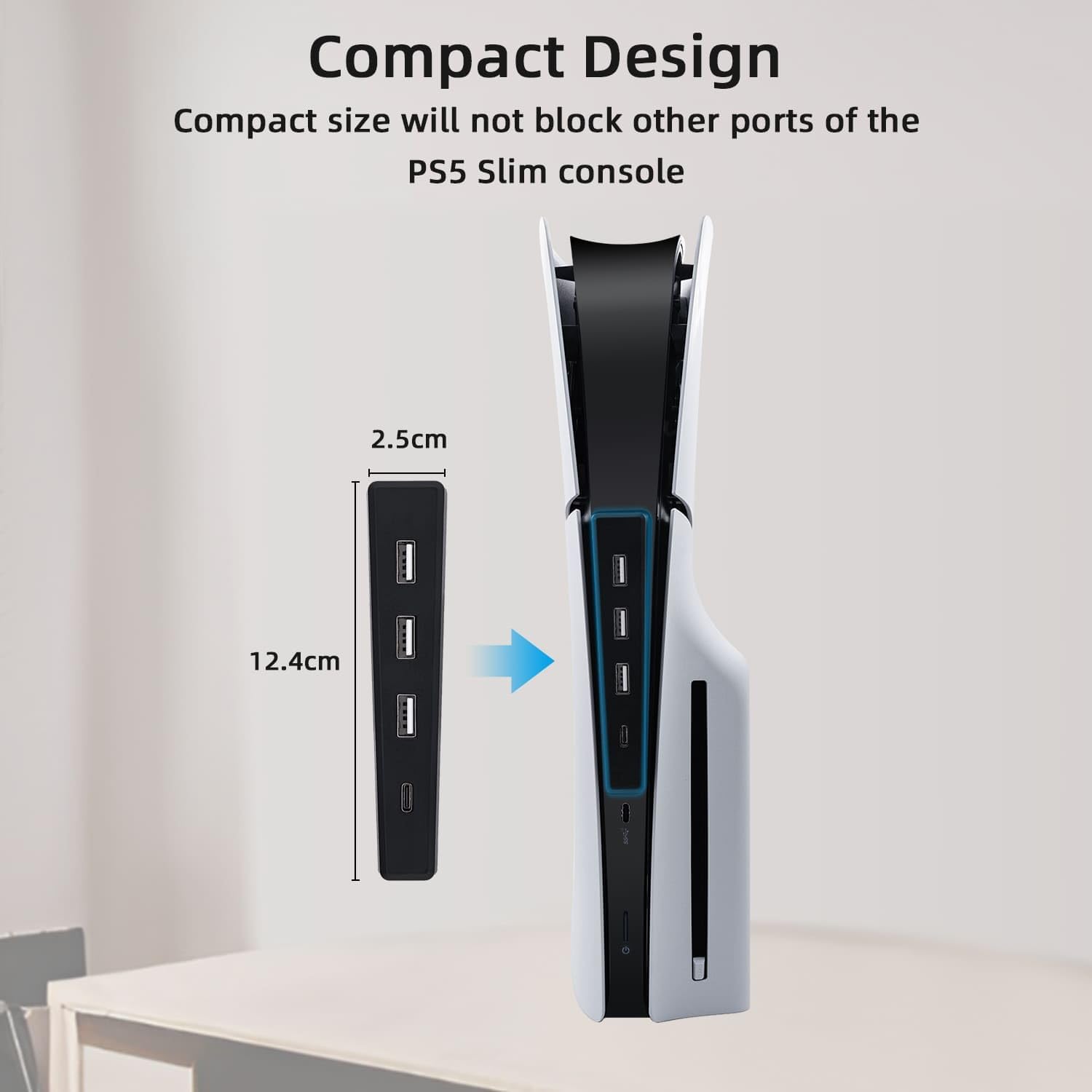 Hub USB 4 port untuk PS5 Slim  - Usb Hub Gaming ulasan dan harga