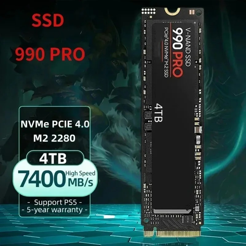 SSD 990 PRO M.2 2280 PCIe Gen4 - Pc Gaming Vs Ps5 ulasan dan harga