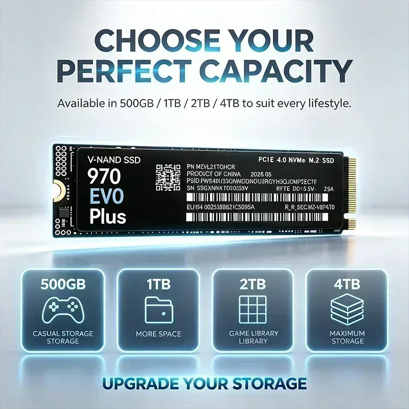 970 EVO Plus M.2 NVMe SSD 4TB  - Pc Gaming Vs Ps5 ulasan dan harga