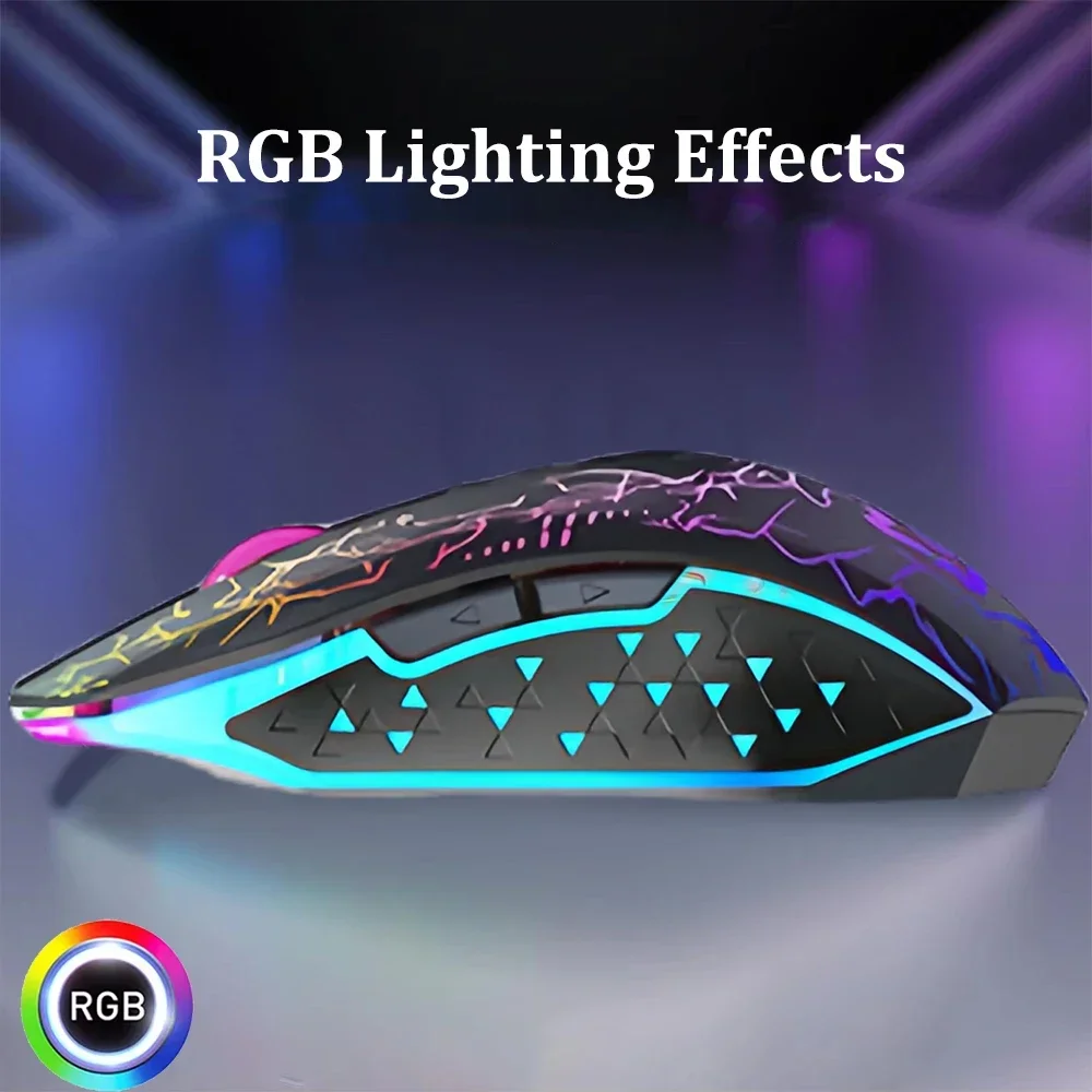 Mouse Bluetooth 5.2 RGB 2.4G M - Pc Gaming Hp ulasan dan harga