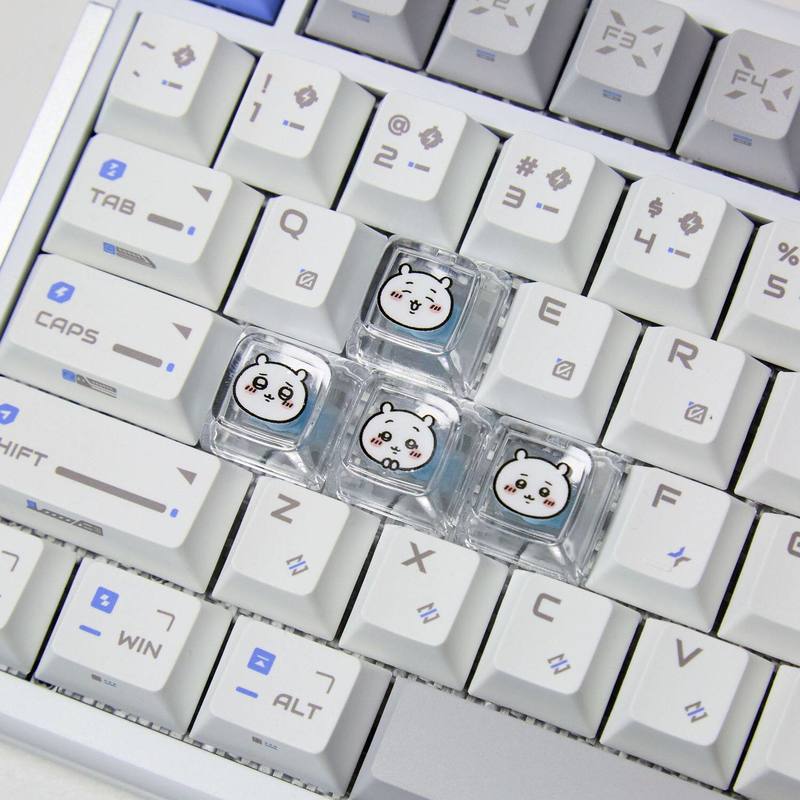 Chiikawa 4 Buah Keycap Transpa - Pc Gaming Essentials ulasan dan harga
