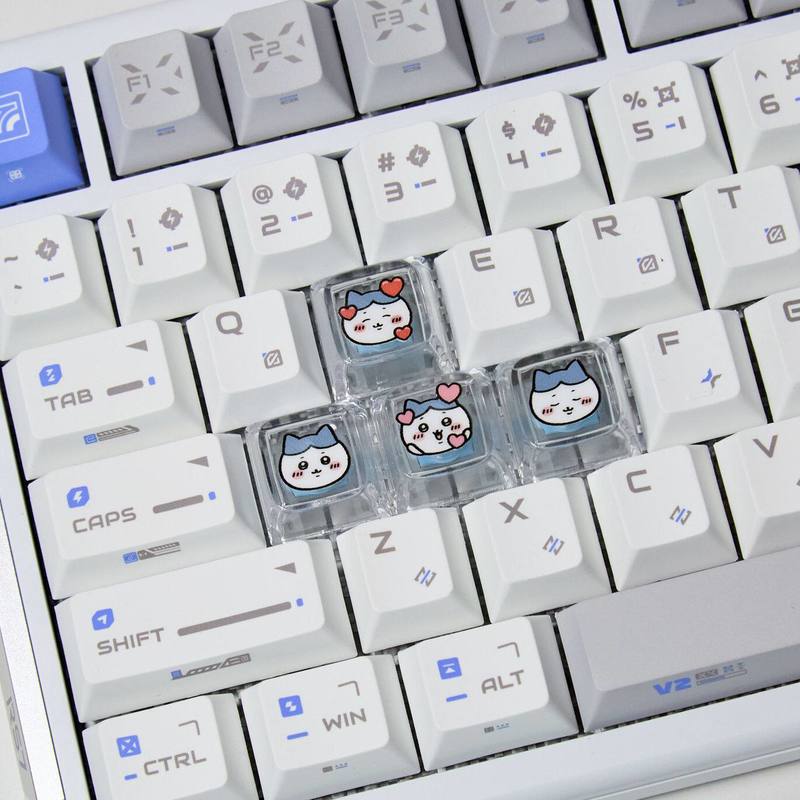 Chiikawa 4 Buah Keycap Transpa - Pc Gaming Essentials ulasan dan harga