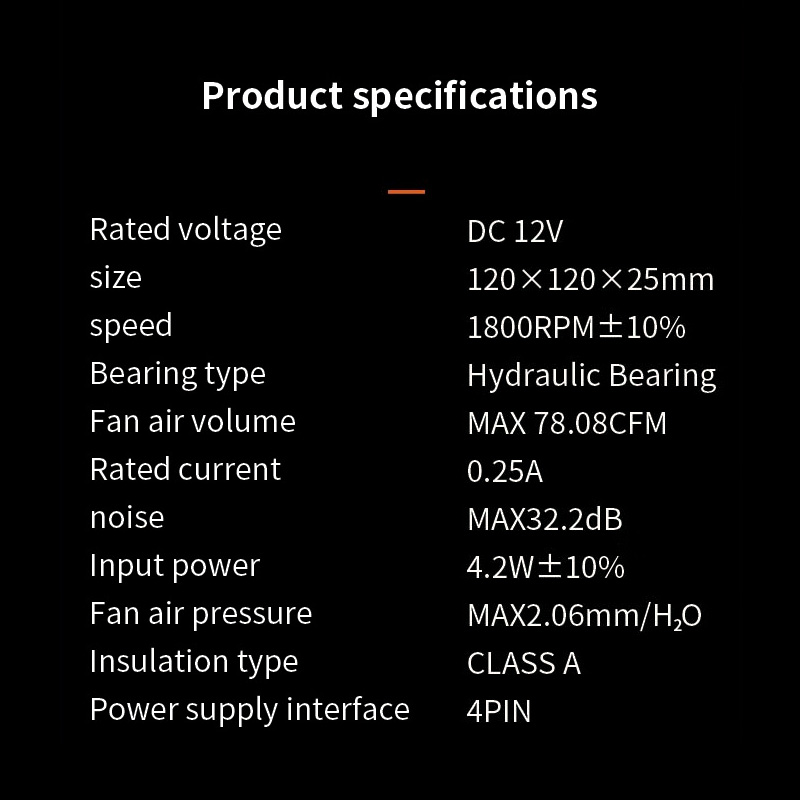 Kipas Casing Komputer PC TEUCE - Pc Case Fan ulasan dan harga