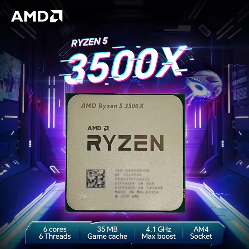 AMD Ryzen 5 3500X CPU Desktop  - Pc Gaming Amd Ryzen 5 ulasan dan harga