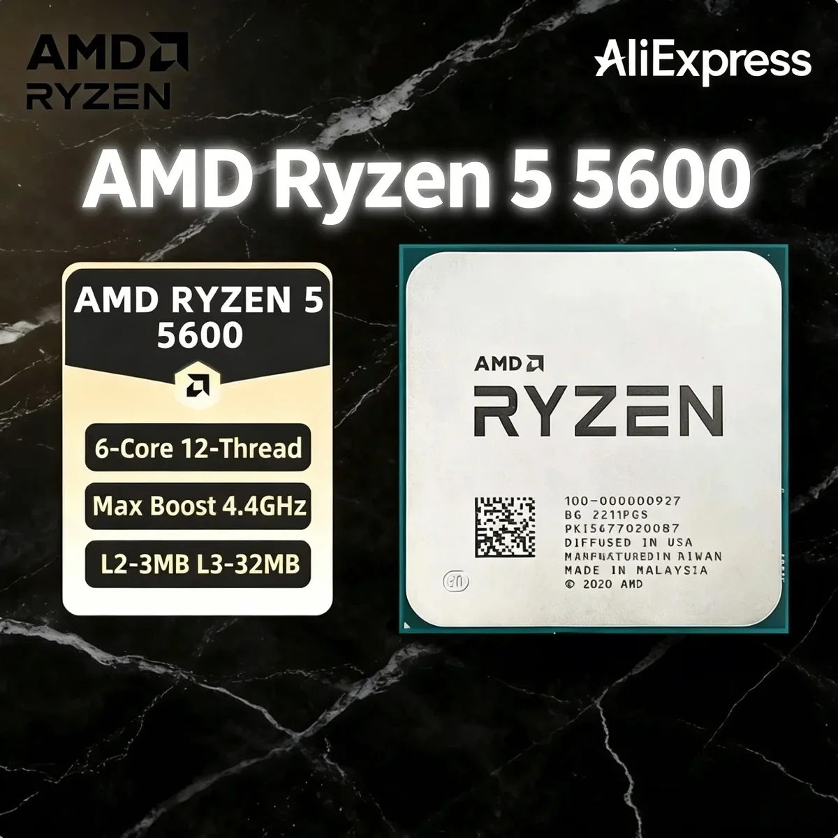 Prosesor AMD Ryzen 5 5600 CPU  - Pc Gaming Amd Ryzen 5 ulasan dan harga