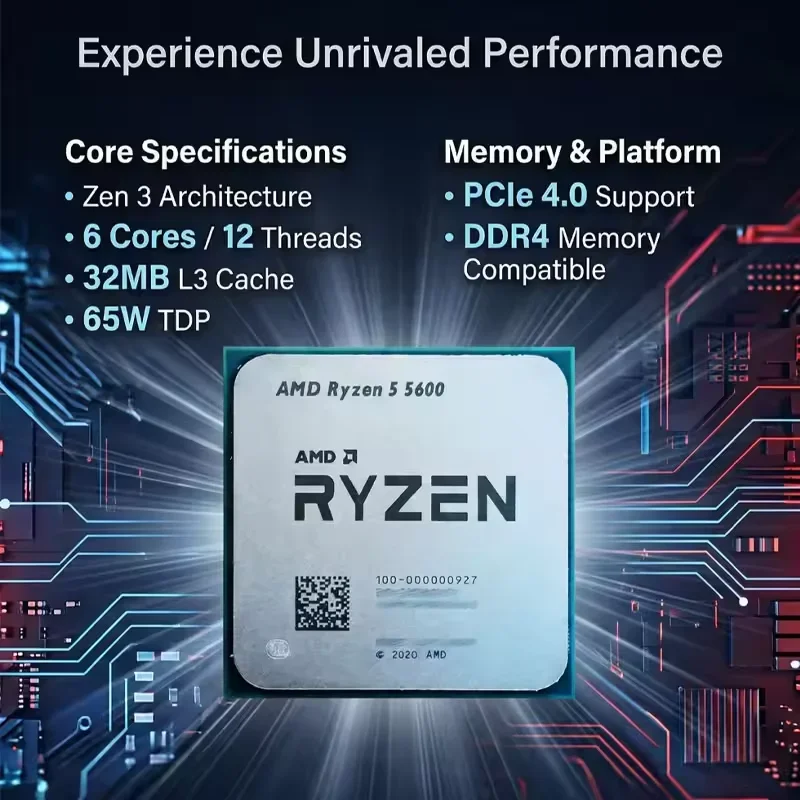 Prosesor AMD Ryzen 5 5600 CPU  - Pc Gaming Amd Ryzen 5 ulasan dan harga