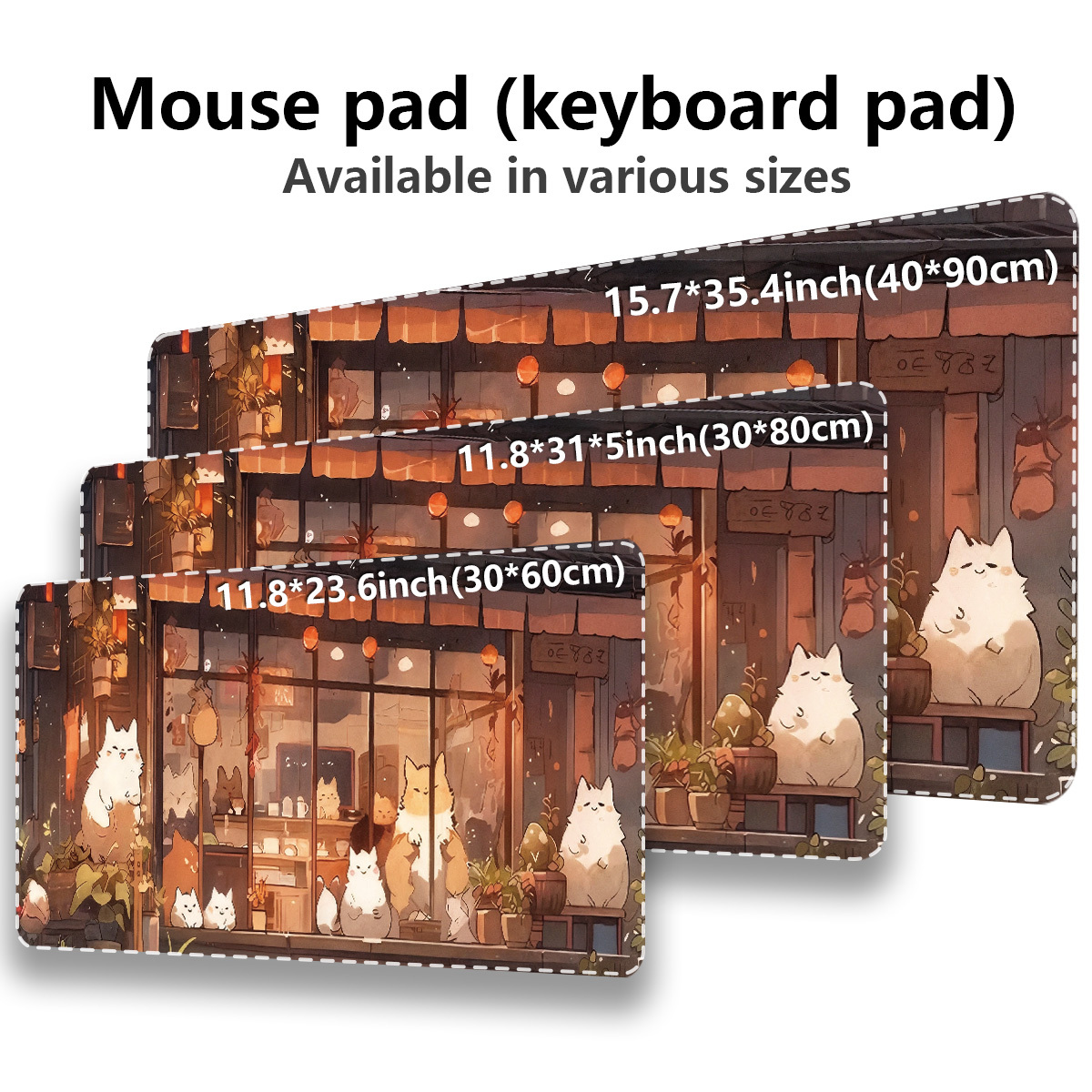 Alas Mouse Gaming Motif Kucing - Pc Gaming Cafe ulasan dan harga