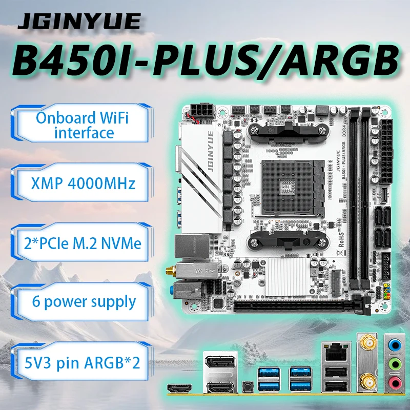 Set Motherboard JGINYUE B450 I - Pc Gaming Amd Ryzen 5 ulasan dan harga