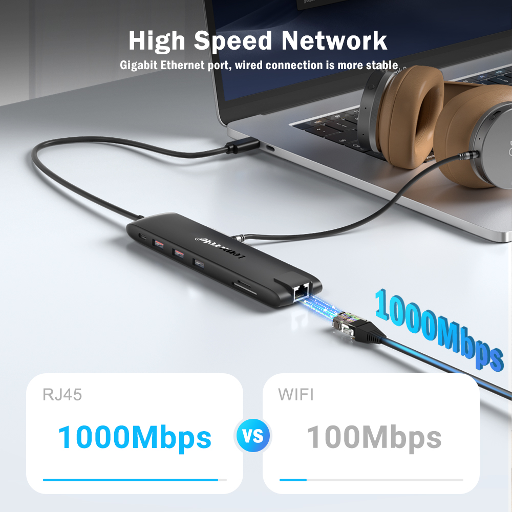 Lemorele TC96 Hub USB 3.1, sta - Usb Hub Gaming ulasan dan harga