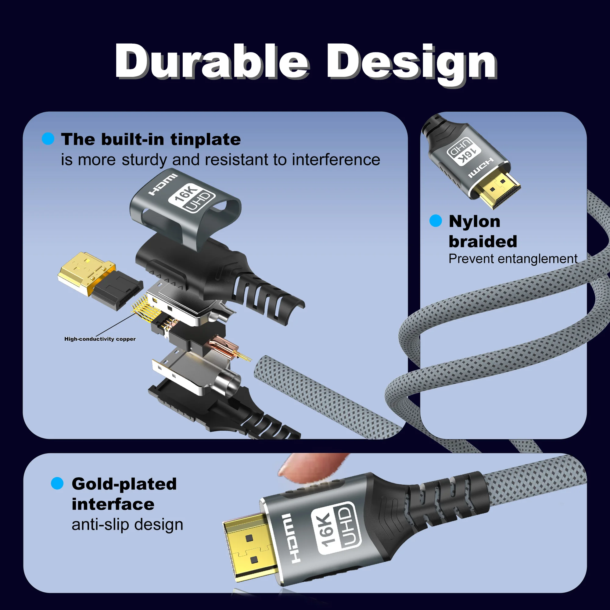 Kabel HDMI 2.2/2.1/2.0 16K@60H - Pc Gaming Vs Ps5 ulasan dan harga