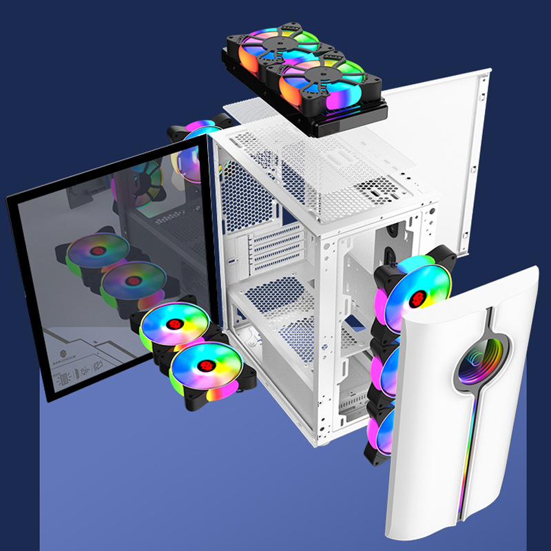 Casing PC ATX untuk Gaming den - Pc Gaming Cafe ulasan dan harga