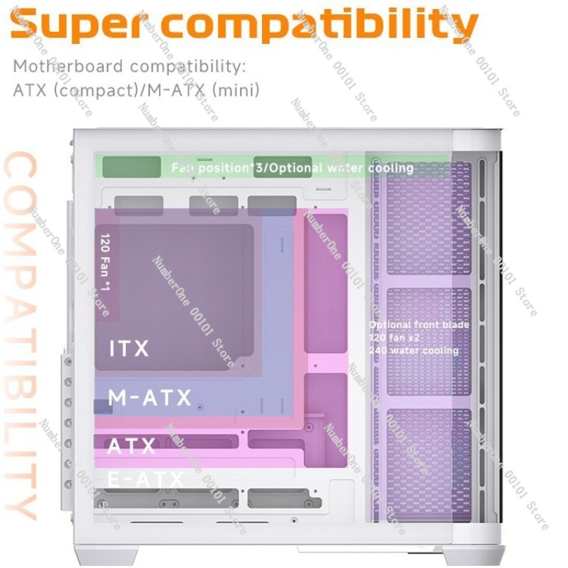 Casing PC Gaming ATX Kaca Temp - Pc Gaming Cafe ulasan dan harga