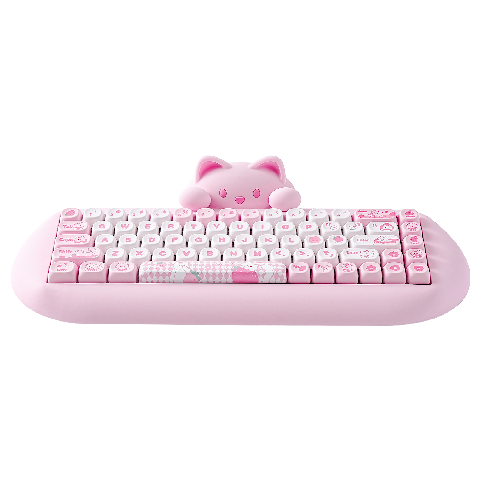 YUNZII C68 Keyboard Gaming mek - Pc Gaming Pink ulasan dan harga