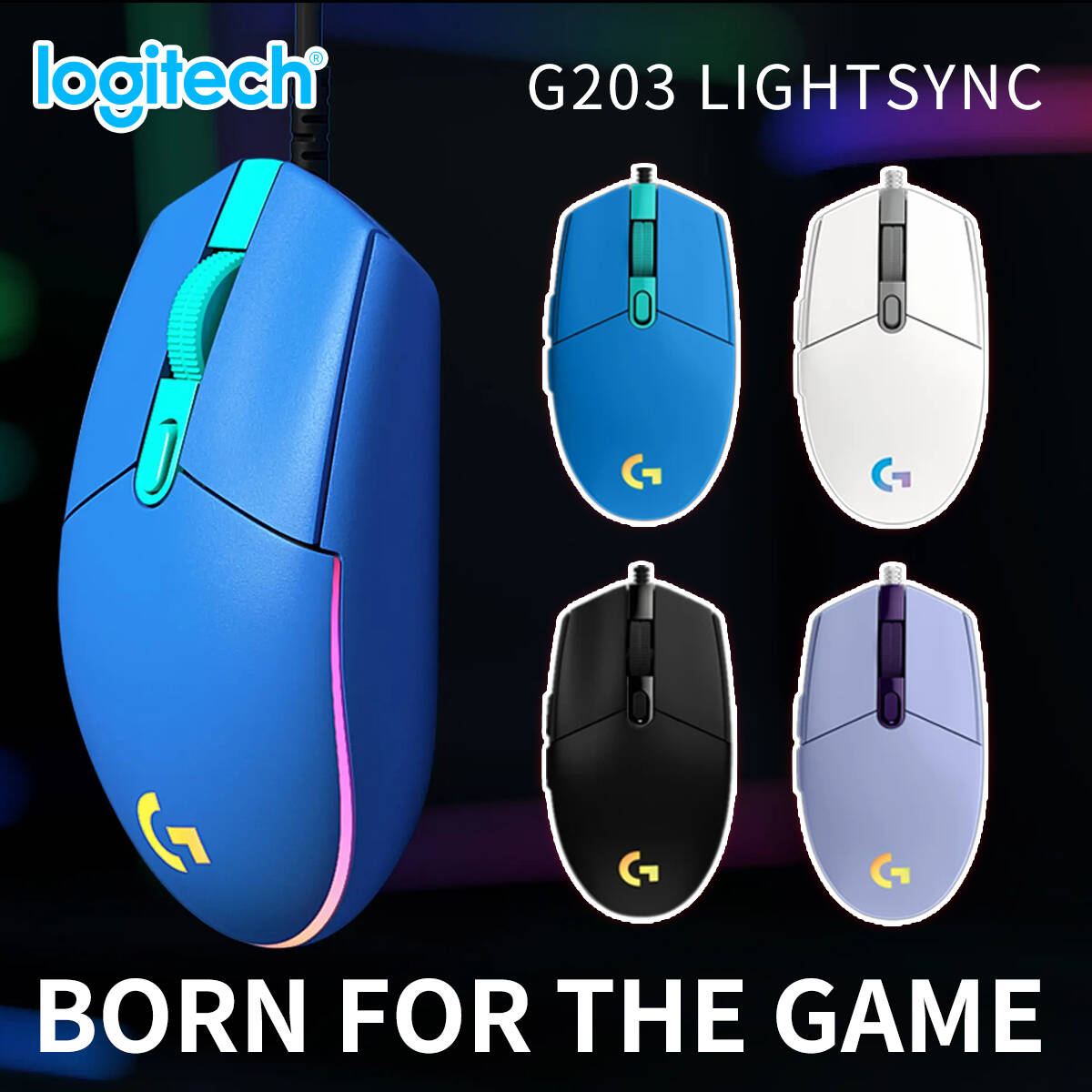 Logitech G203 Mouse Gaming Ber - Pc Gaming Optimization ulasan dan harga