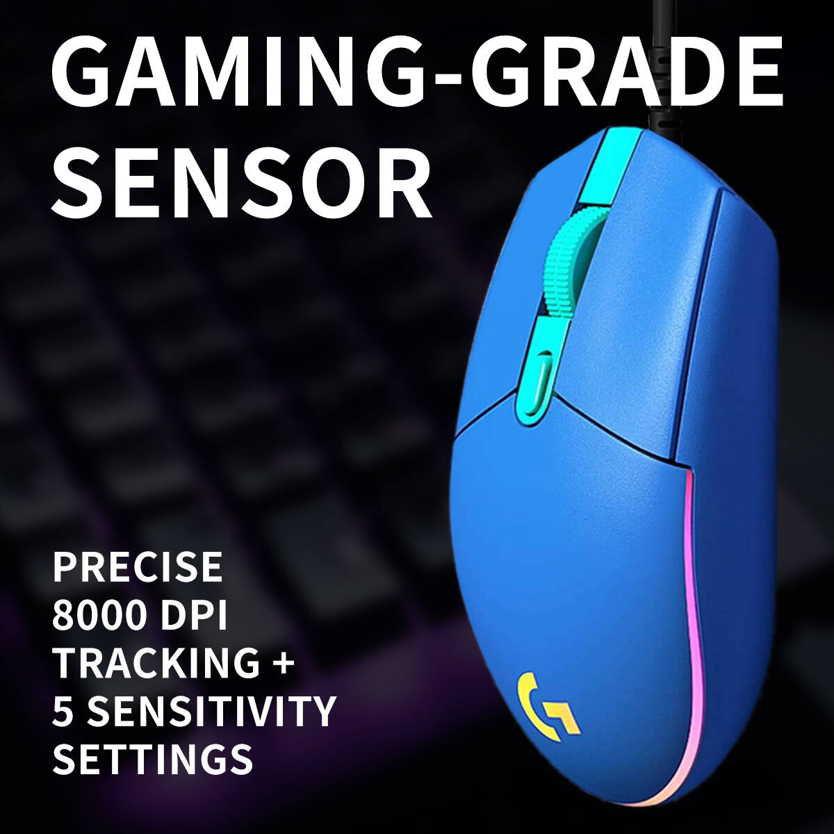 Logitech G203 Mouse Gaming Ber - Pc Gaming Optimization ulasan dan harga
