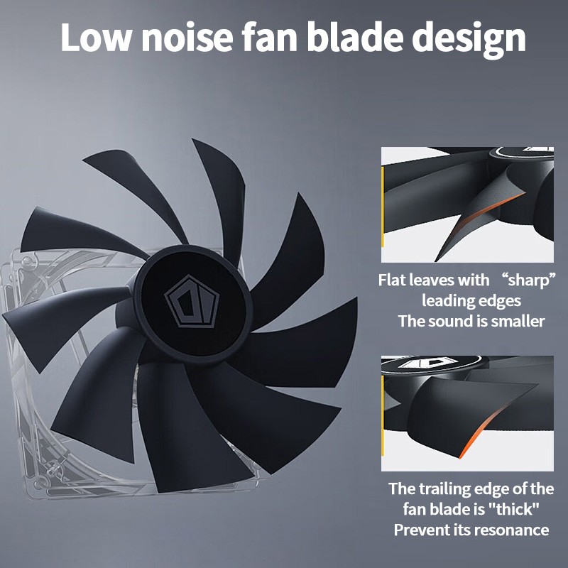 ID-COOLING XF-120-K Kipas Casi - Pc Gaming Essentials ulasan dan harga