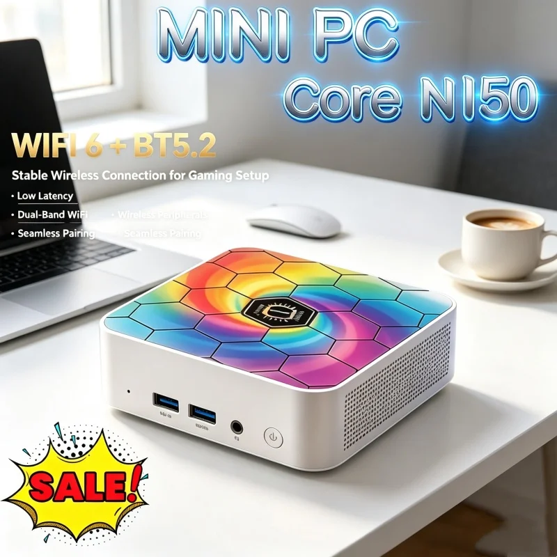 MINI PC Intel N150 Windows 11  - Pc Gaming Cafe ulasan dan harga