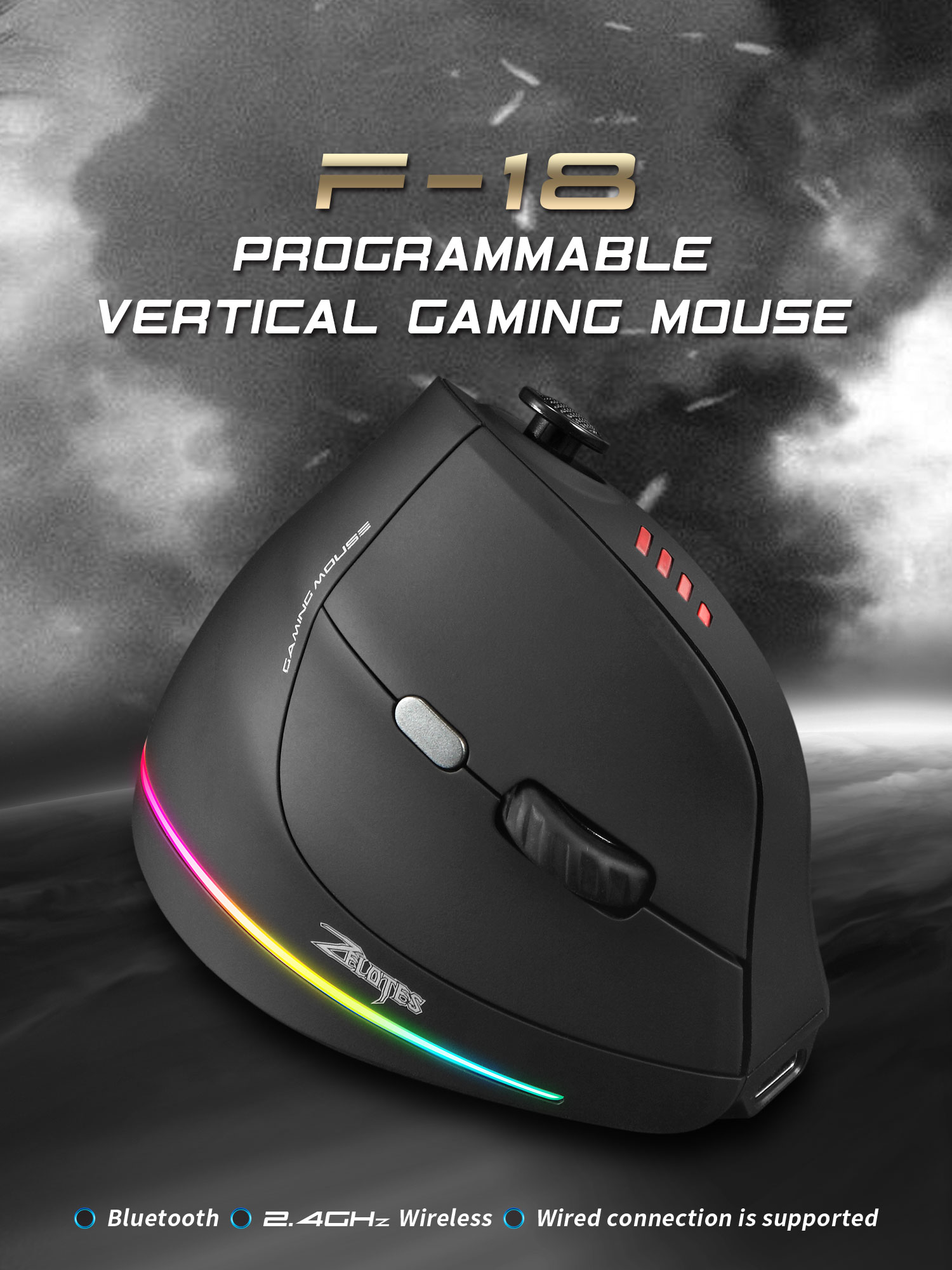 Jomaa RGB Backlit Kontrol Mous - Pc Gaming Essentials ulasan dan harga