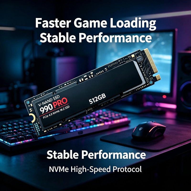 SSD NVMe M.2 2280 990 PRO Asli - Pc Gaming Vs Ps5 ulasan dan harga