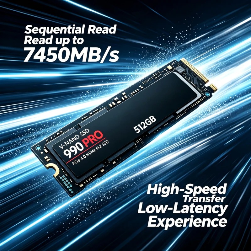 SSD NVMe M.2 2280 990 PRO Asli - Pc Gaming Vs Ps5 ulasan dan harga