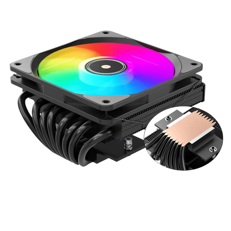 Pendingin CPU ARGB TE-75, Radi - Pc Gaming Ff ulasan dan harga